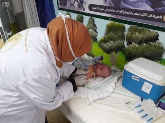 عيادات مركز الملك سلمان للإغاثة تقدم العلاج لأكثر من 6,000 حالة مرضية في مخيم الزعتري خلال شهر مايو الماضي