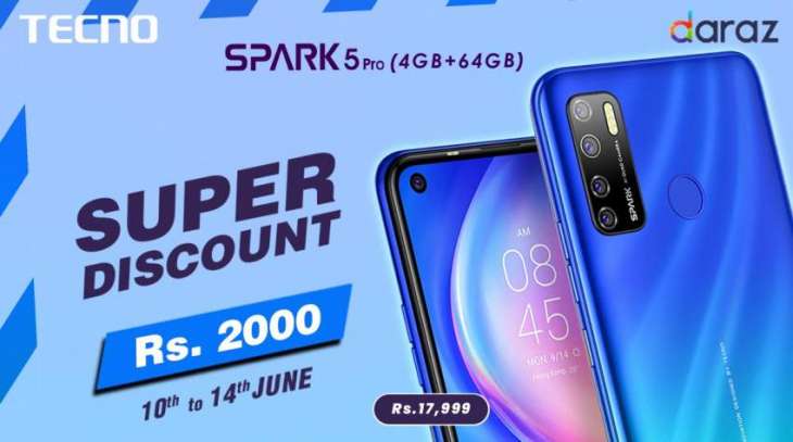 Discounted Spark 5 Pro: TECNO’s Pre-Hype Offer forDARAZ “Mobile Week”