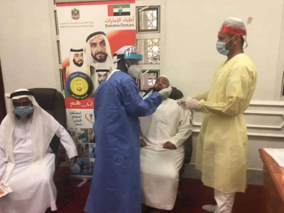 Ajman Medical District performs coronavirus testing for markets workers