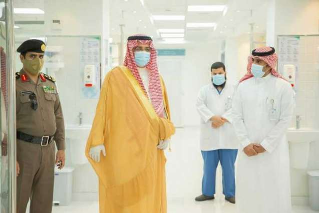 سمو محافظ حفر الباطن يدشن تطوير وتوسعة وحدة العناية المركزة بمستشفى الملك خالد