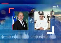 Abdullah bin Zayed, French counterpart discuss regional developments, COVID-19 countermeasures
