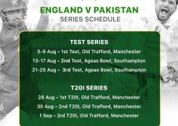 Pakistan’s itinerary of England tour confirmed