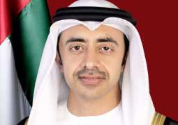 UAE is keen to support and promote the Arab-Chinese cooperation : Abdullah bin Zayed