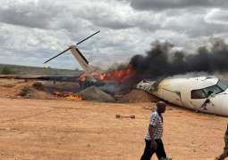 African Union Cargo Plane Carrying Food, Medicine Crashes in Central Somalia - Reports