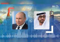 Mohamed bin Zayed, Russian President discuss bilateral relations, regional and international issues