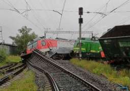 Three Locomotives, Car Derailed as 2 Freight Trains Collide in St. Petersburg - Ministry