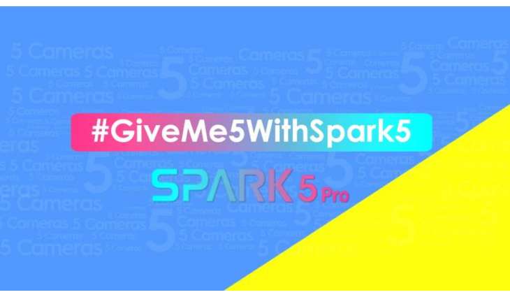 TECNO’s new TikTok Challenge #GiveMe5WithSpark5celebrities are revealed!
