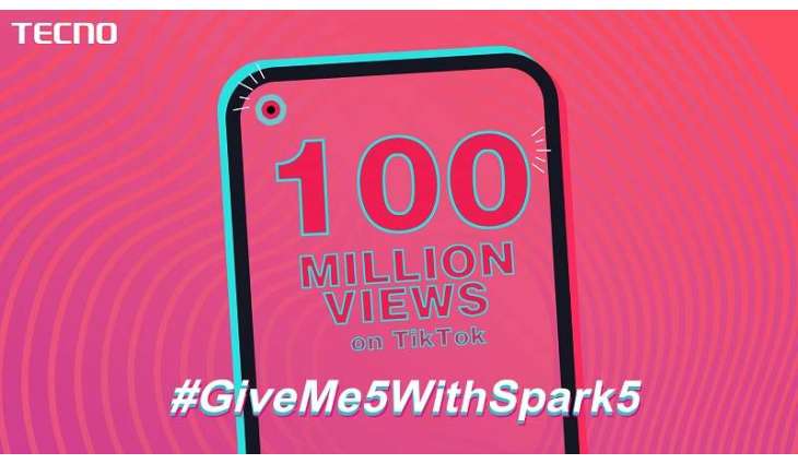 TECNO’s #GiveMe5withSpark5 Challenge Breaks A Record of 100M Views on Social Media