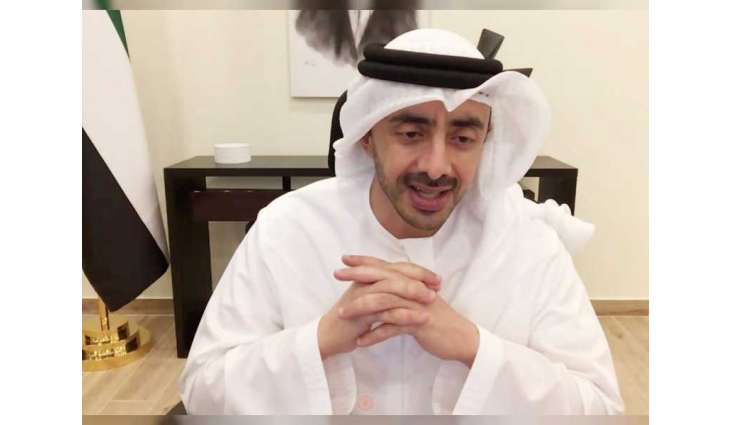 Abdullah bin Zayed, Deputy Speaker of Libyan House of Representatives, FM discuss latest developments in Libya