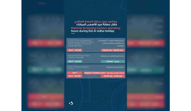 SEHA announces Eid Al Adha holiday, Arafat Day working hours for all facilities