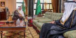 سمو الأمير فهد بن سلطان يستقبل الرئيس التنفيذي لشركة إسمنت تبوك