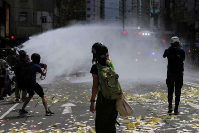 Hong Kong Police Use Water Canons to Disperse Protests Against New Security Law - Reports