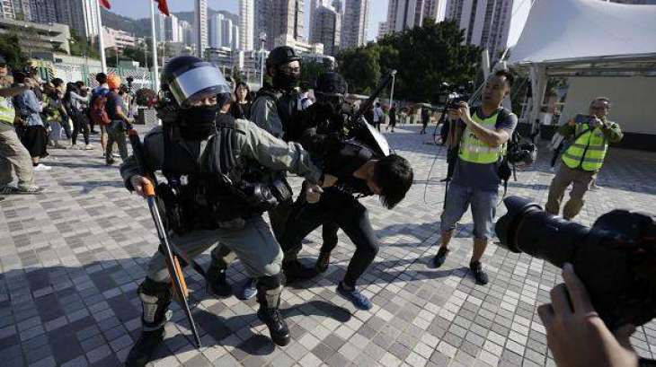 Seven Police Officers Wounded During Hong Kong Protests Against Security Law