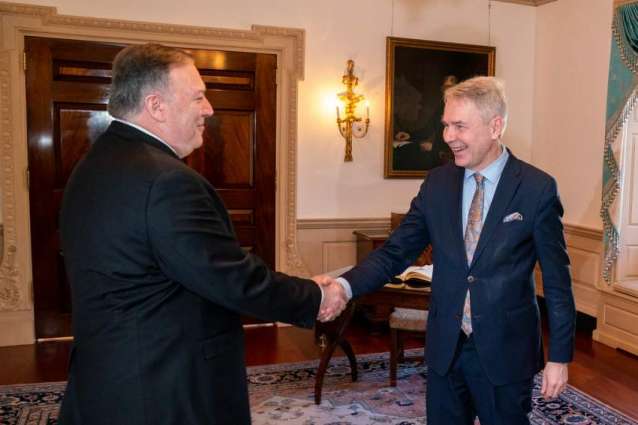 Pompeo, Finnish Counterpart Discuss 5G Security, Afghanistan Aid - US State Dept.