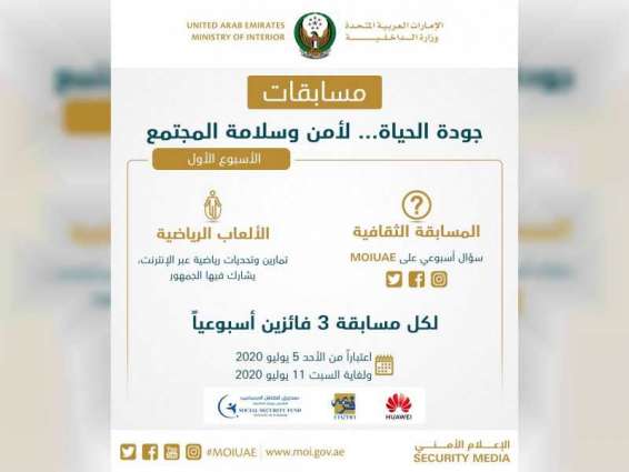 MoI rolls out contests of 'Wellbeing Initiative for Community Security and Safety'