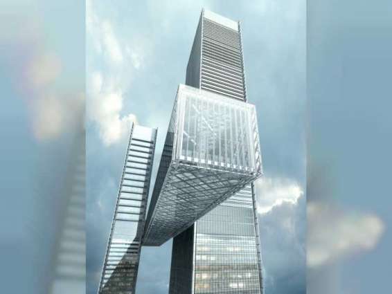 اكتمال عملية الجر النهائية لمبنى "ذا لينك"  أطول مبنى أفقي معلق في  العالم