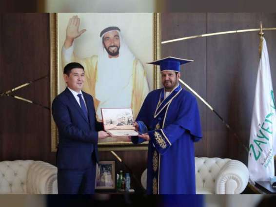 "زايد بن سلطان آل نهيان للأعمال الخيرية" تبحث التعاون مع سفارة كازاخستان فى الدولة