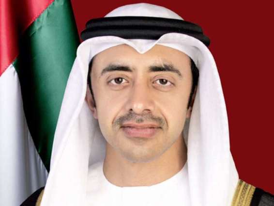 UAE is keen to support and promote the Arab-Chinese cooperation : Abdullah bin Zayed