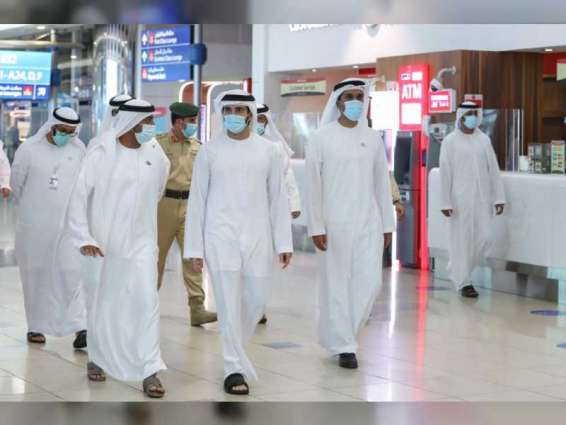 Hamdan bin Mohammed reviews preparations and protocols at Dubai Airport