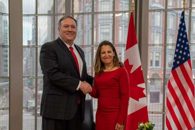 Pompeo, Freeland Discuss Shared Concerns About Chinese Government's Actions - State Dept.