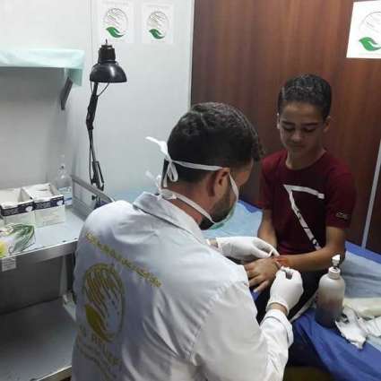عيادات مركز الملك سلمان للإغاثة تقدم خدماتها الطبية لـ 3,158 لاجئًا سوريًا في مخيم الزعتري