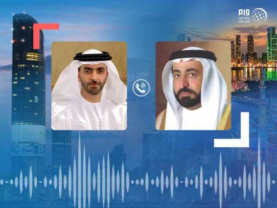Sharjah Ruler receives condolences from Saif bin Zayed
