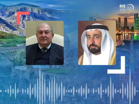 حاكم الشارقة يتلقى برقية تعزية من رئيس أرمينيا بوفاة الشيخ أحمد بن سلطان القاسمي
