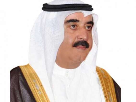 حاكم أم القيوين يعزى أمير الكويت بوفاة الشيخ ناصر الحمود الجابر الصباح 