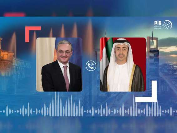 UAE Foreign Minister, Armenian counterpart review relations, COVID-19 developments