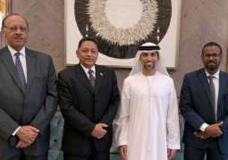Suhail Al Mazrouei, Sudanese ministers discuss cooperation in energy, infrastructure
