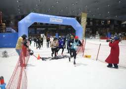 Emirati Al Nuaimi and Gemany’s Hansske top the charts in the DXB Snow Run at Ski Dubai