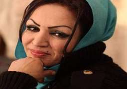 اصابة ممثلة أفغانیة ” صبا سحر “ اثر الھجوم المسلح في العاصمة کابول