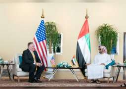 Tahnoun bin Zayed receives US Secretary of State