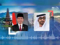 محمد بن زايد ورئيس إندونيسيا يبحثان هاتفيا علاقات البلدين ويتبادلان التهاني بالعام الهجري الجديد