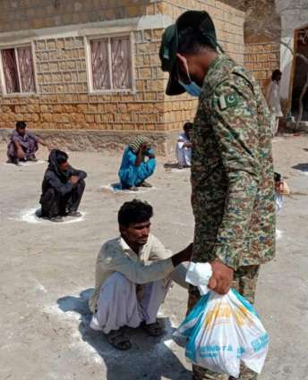 Pakistan Navy Distributes Ration Amongst Deserving Families During Eid Ul Adha