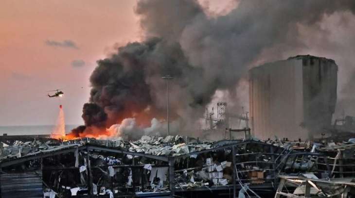 Powerful Explosion Occurs Near Port of Beirut - Sputnik Correspondent