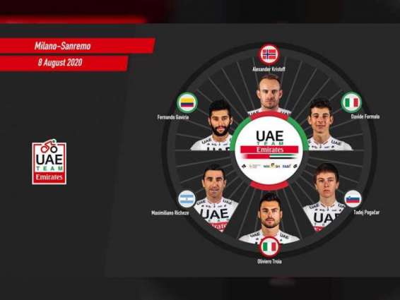 فريق الإمارات للدراجات يعلن جاهزيته لخوض سباق ميلان - سان ريمو 