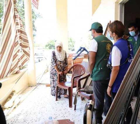 مركز الملك سلمان للإغاثة يقدم مواد غذائية عاجلة لأهالي المتضررين من انفجار مرفأ بيروت