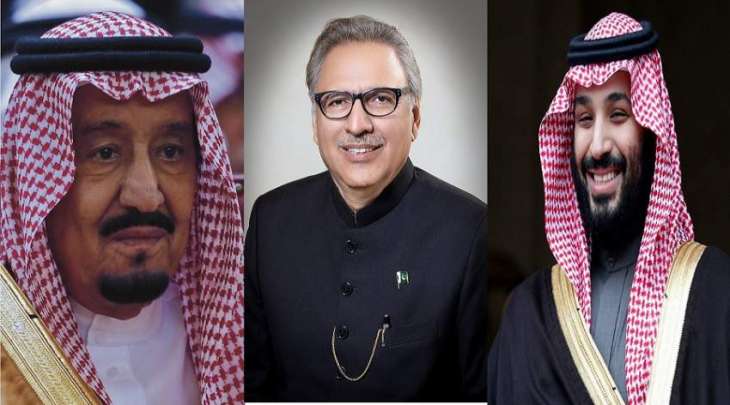 الملک السعودي و ولي عھدہ یھنئان رئیس جمھوریة باکستان الاسلامیة بذکری استقلال بلادہ