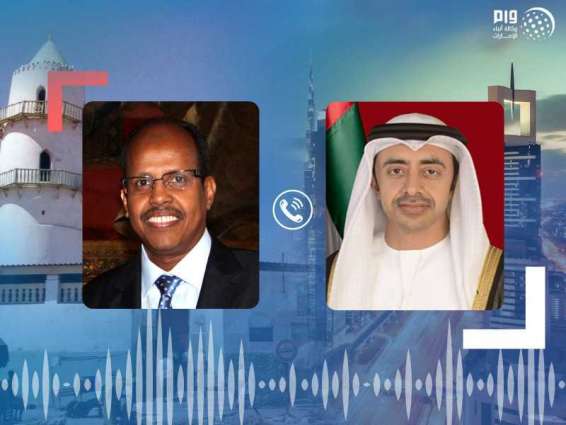 عبدالله بن زايد ووزير خارجية جيبوتي يبحثان هاتفيا العلاقات الثنائية وتطورات "كوفيد - 19"