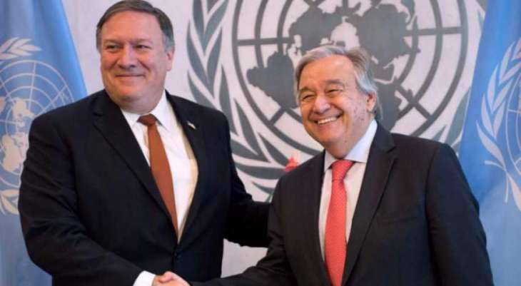 UN Chief to Meet With Pompeo at His Residence in New York Thursday Afternoon - Spokesman