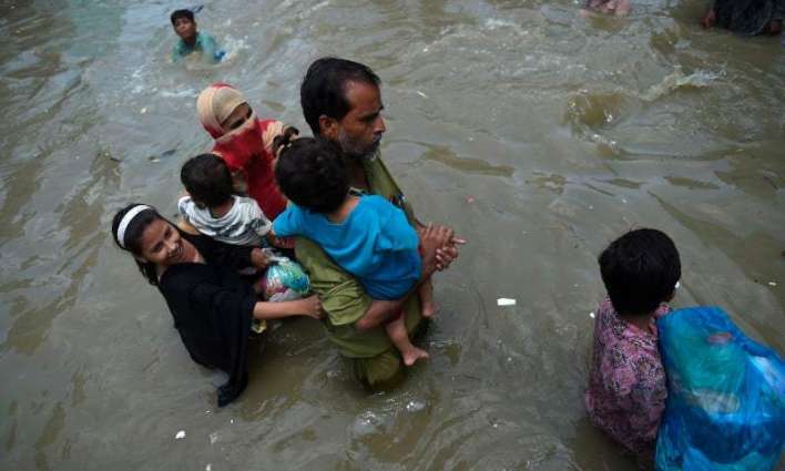Karachi inundates again with rain water