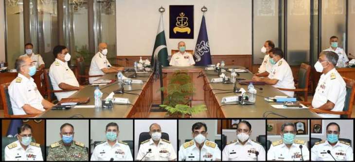 Naval Chief Presides Over Command & Staff Conference At Naval Headquarters Islamabad