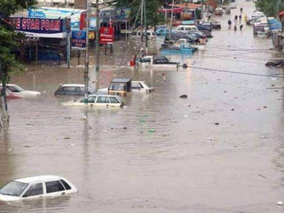 Urban flooding caused by heavy rain in Karachi kills 19 dead