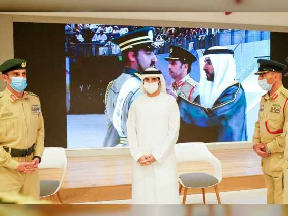 Hamdan bin Mohammed meets first batch of female cadets graduating from Dubai Police Academy