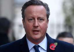 Ex-UK Prime Minister Cameron Expresses Concerns Over Gov't's Plan to Override Brexit Deal