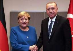 Erdogan, Merkel Discuss Situation in Eastern Mediterranean - Turkish Presidency