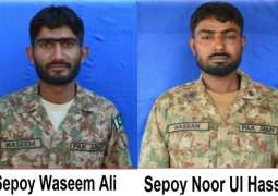 Pak Army’s two soldiers martyred by Indian firing at LoC