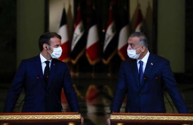 Macron, Iraqi Prime Minister Discuss Enhancing Military Cooperation to Fight IS