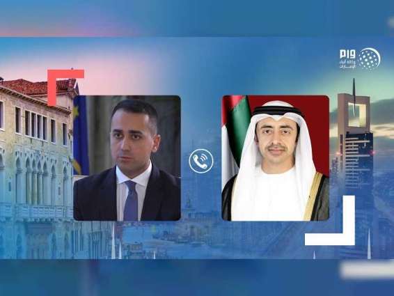 Abdullah bin Zayed, Italian FM discuss regional, global developments
